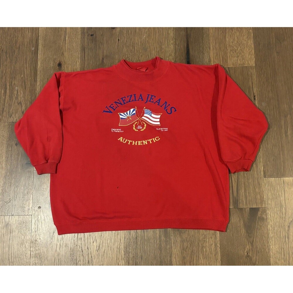 Vintage 90s Venezia Jeans Clothing Co. Sweater Pullover USA Women’s Size 22/24